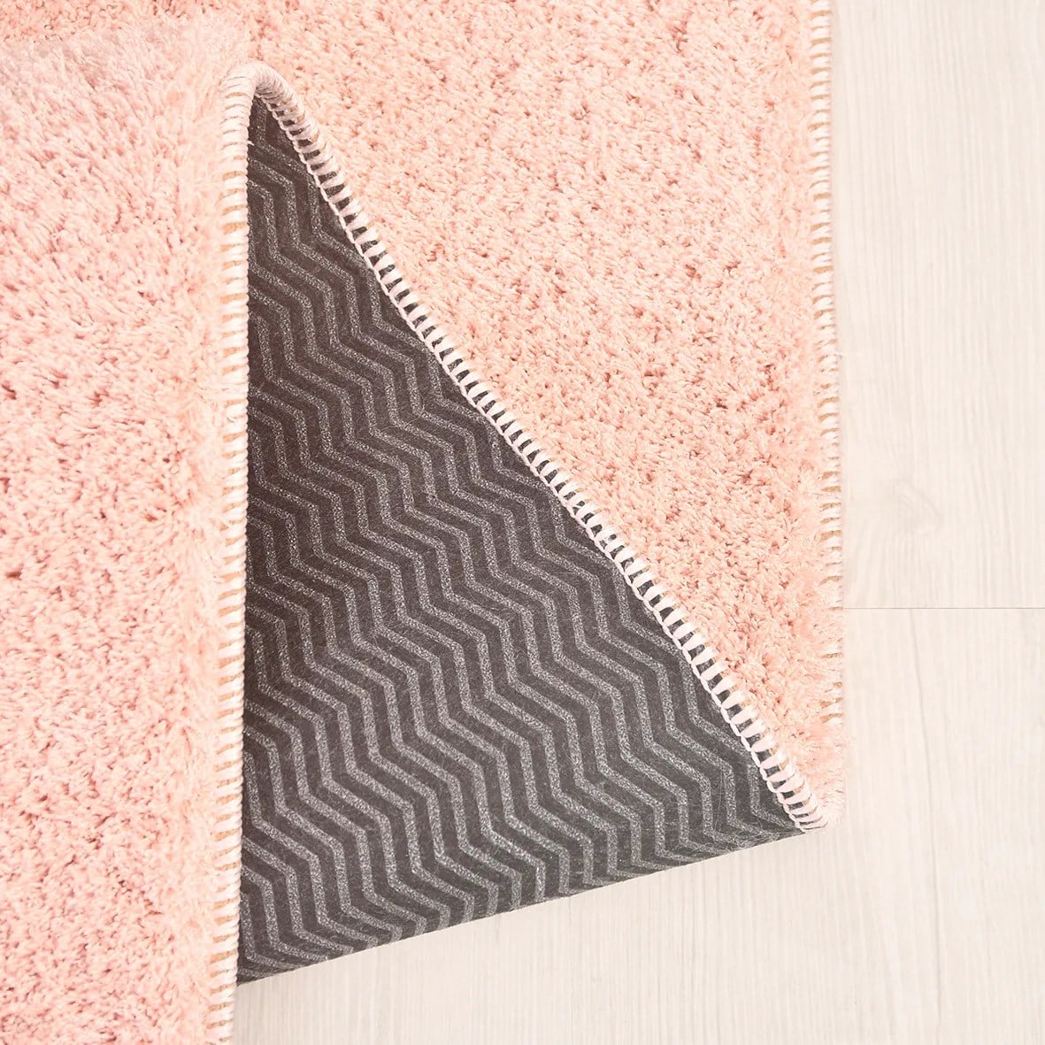 Mars-PEMBE-Premium Kadifemsi Halı Oturma Odası-Salon-Mutfak-Kaymaz Taban -Yıkanabilir-Modern