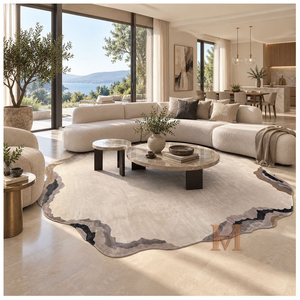 PERA LUSSO RİVA AMORF 9387 GRİ GOLD