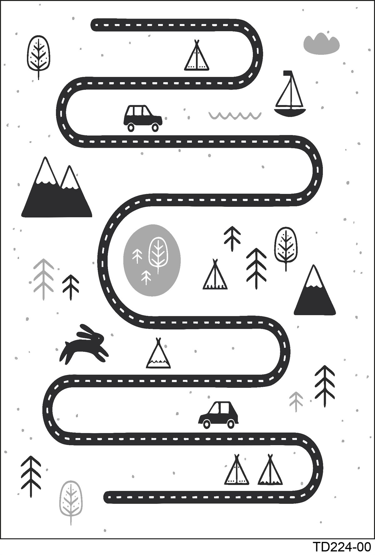 Elena DijiMod Baskı TD224 00