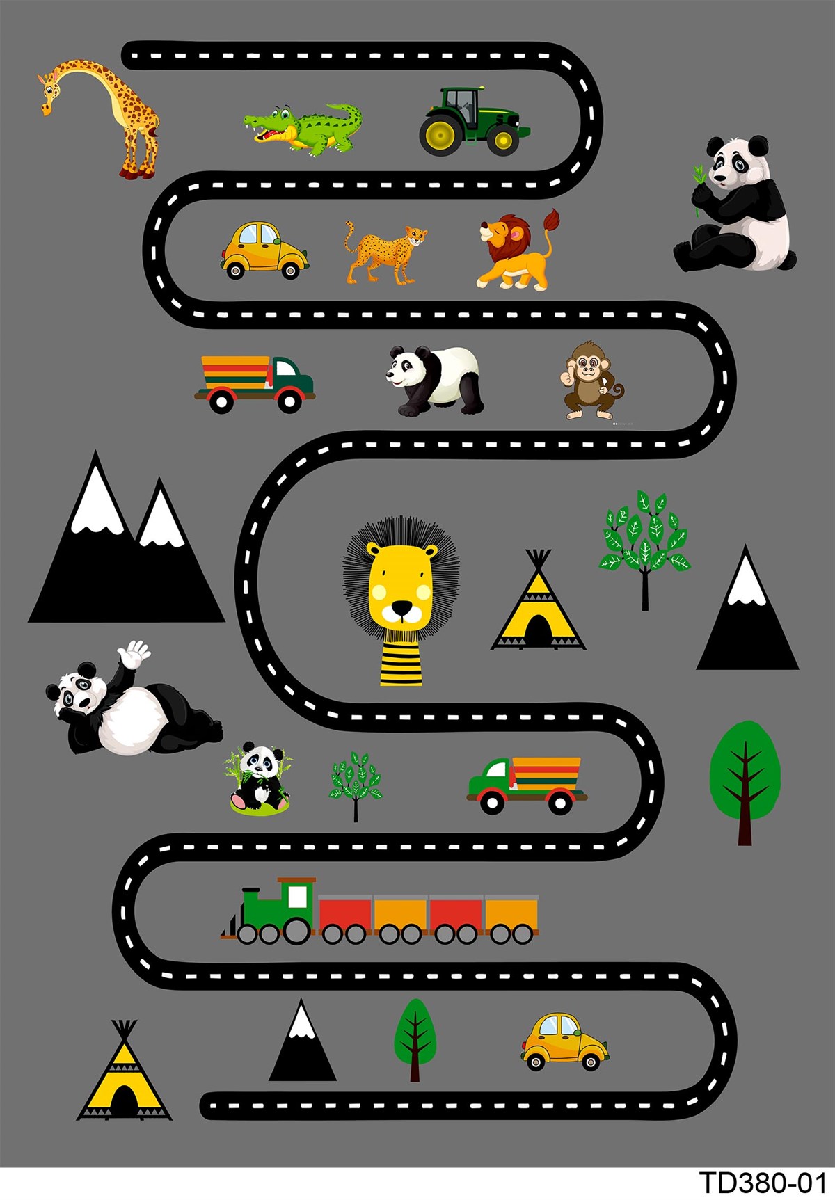 Elena DijiMod Baskı TD380 01