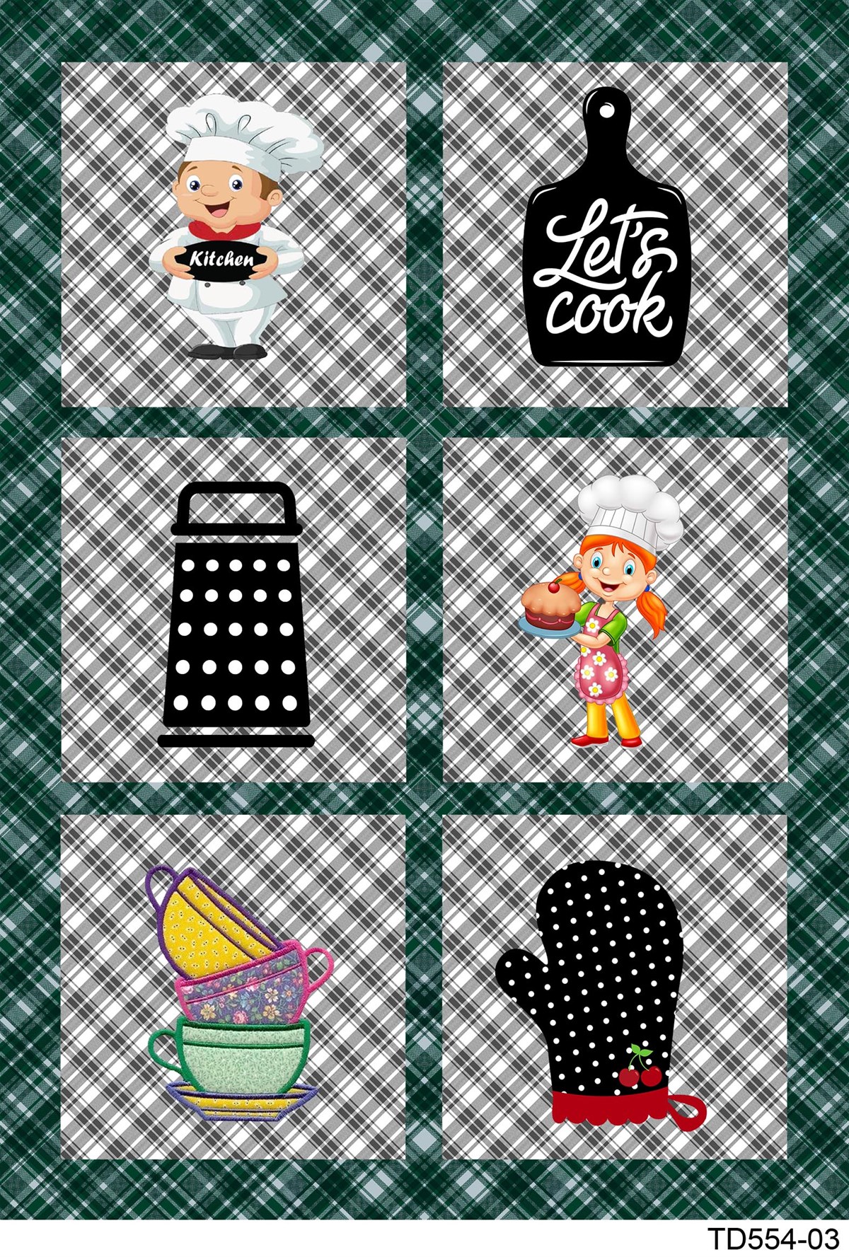 Elena DijiMod Baskı TD554 03