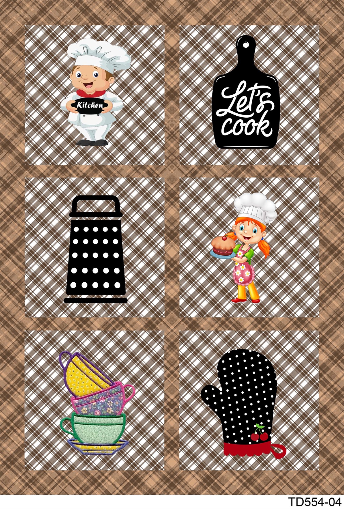 Elena DijiMod Baskı TD554 04