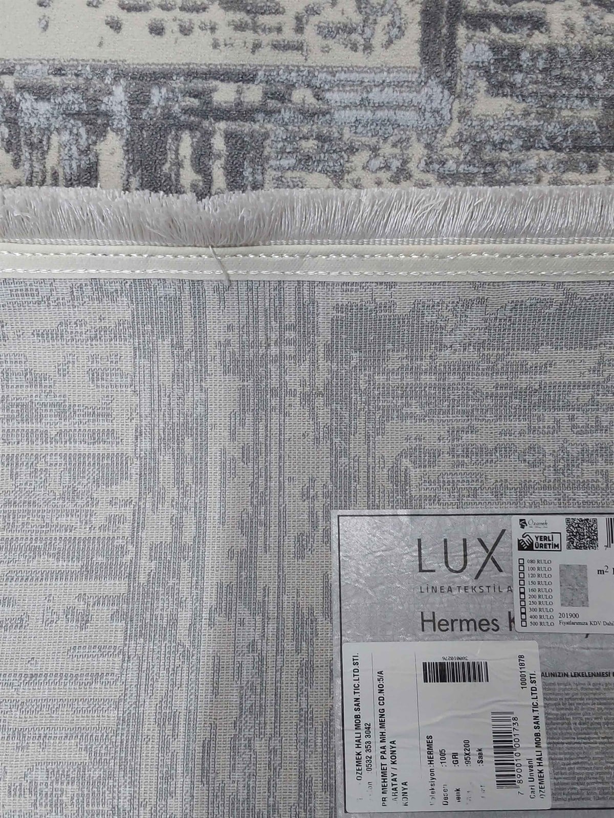 ELENA HALI LINEA YOLLUK 1005 GRİ