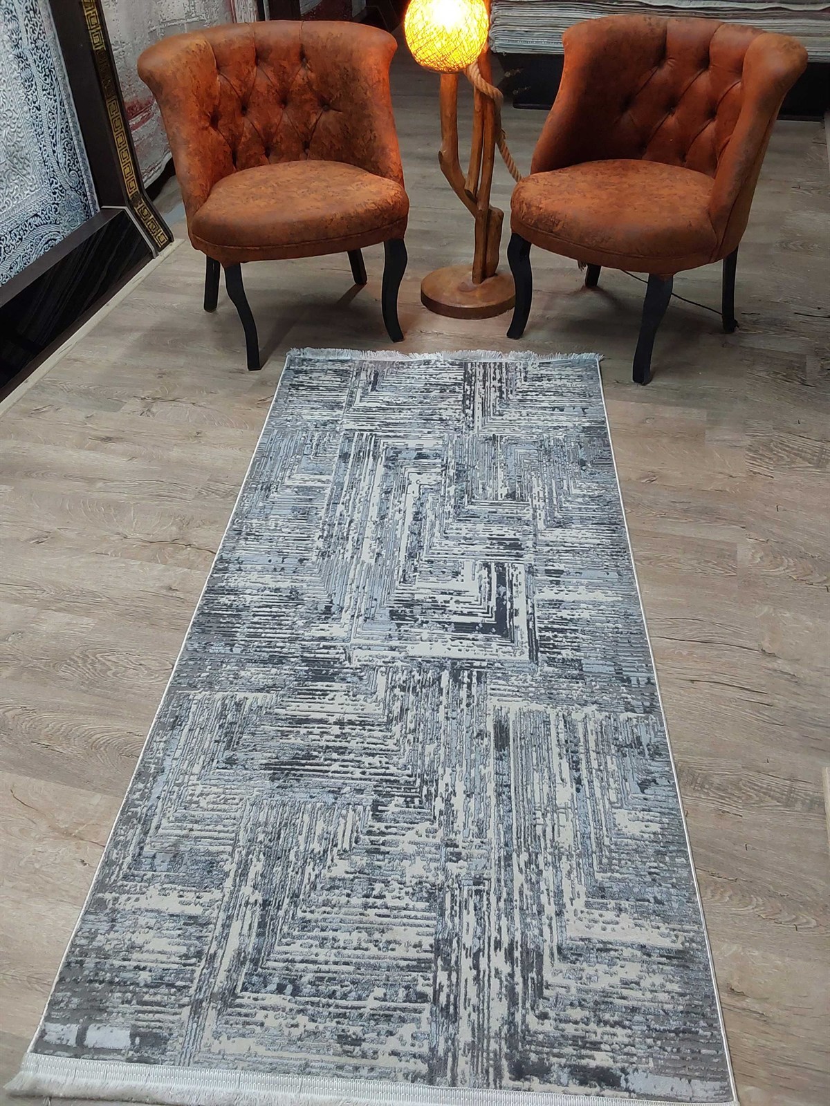 ELENA HALI LINEA YOLLUK 1005 GRİ