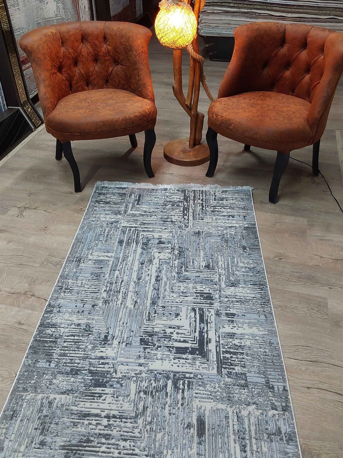 ELENA HALI LINEA YOLLUK 1005 GRİ