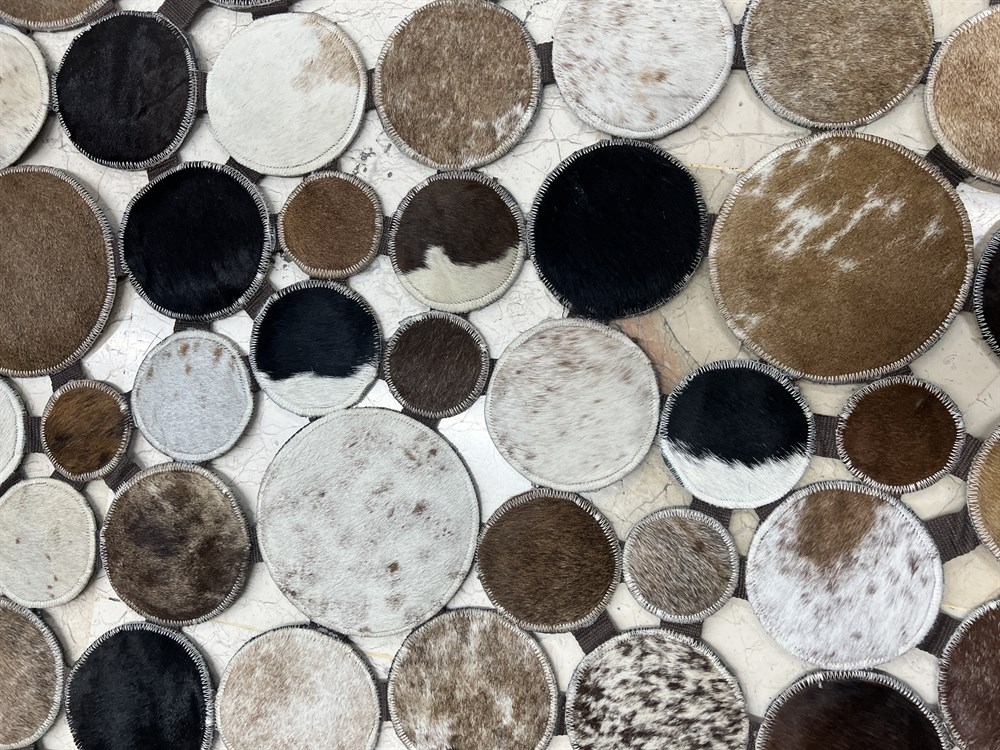 HAKİKİ PATCHWORK DERİ HALI STYLE ST 01 DEEP