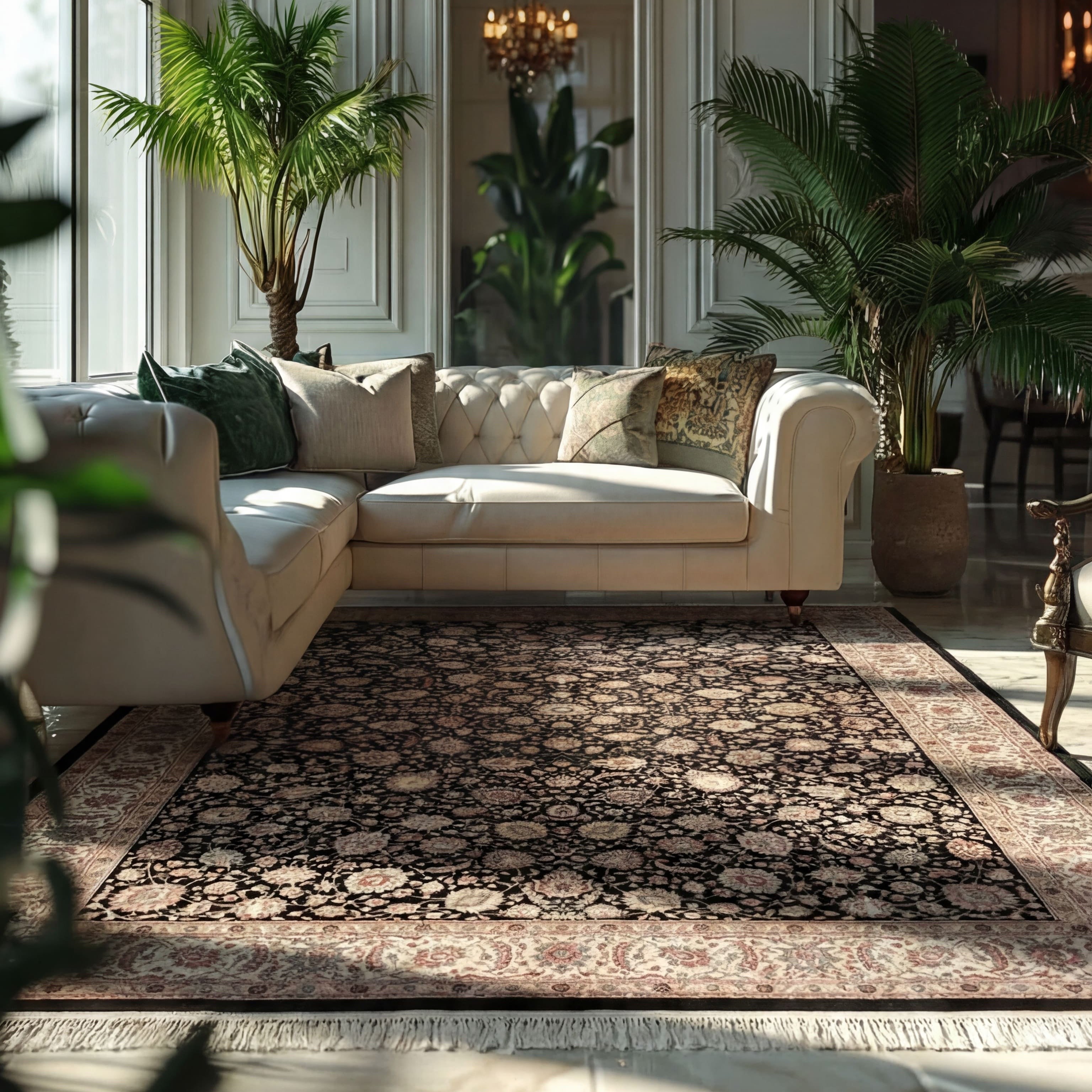 Klasik, Geleneksel Motifli Kaliteli Salon Halısı VERSAY VR03B