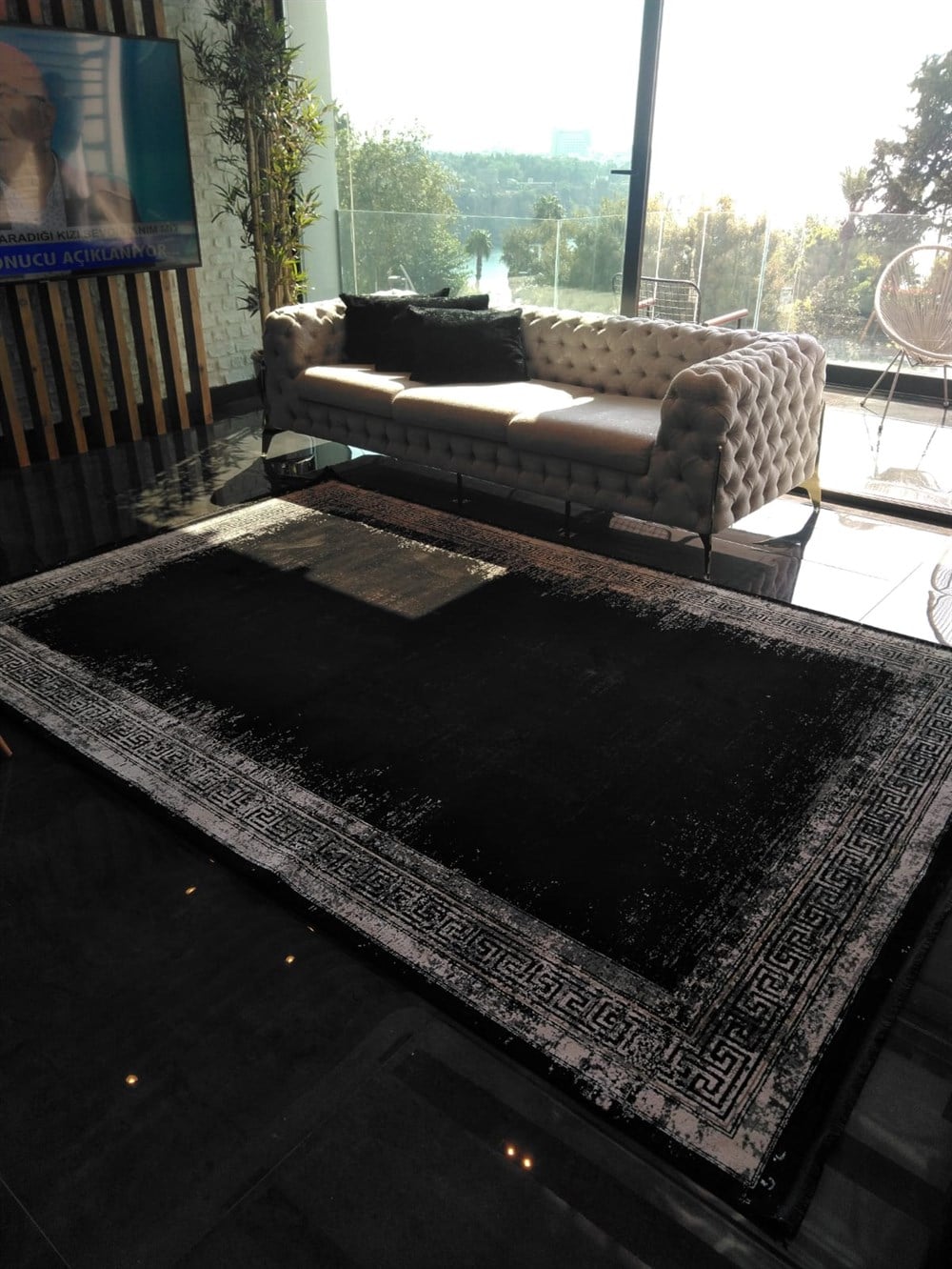 WOOLKNOT HALI BLACK M235H SİYAH