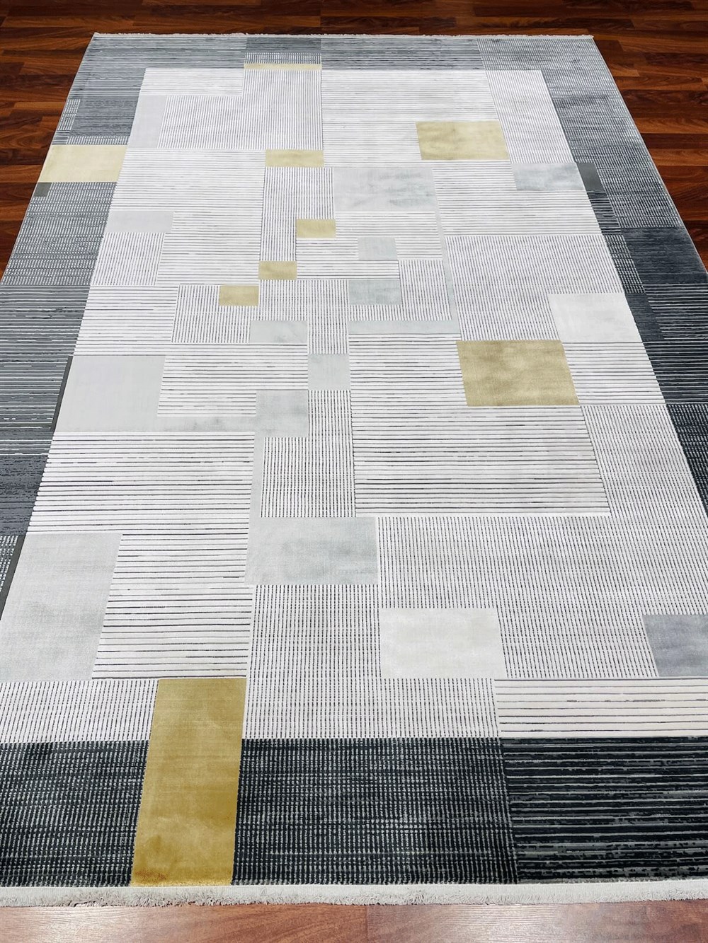 WOOLKNOT HALI BRIGHT M491A KREM GRİ