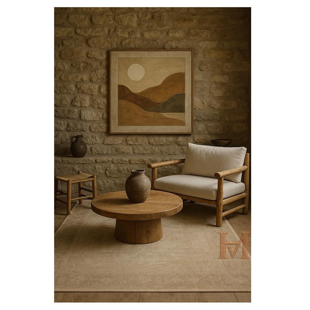 WOOLKNOT HALI CRAFT M095G KREM GRİ