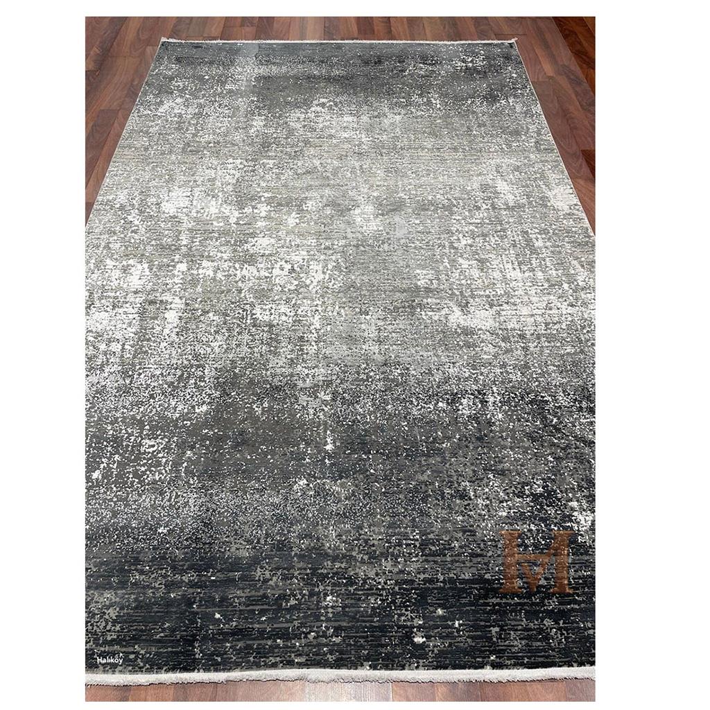 WOOLKNOT HALI CRAFT M472A KREM KOYU GRİ