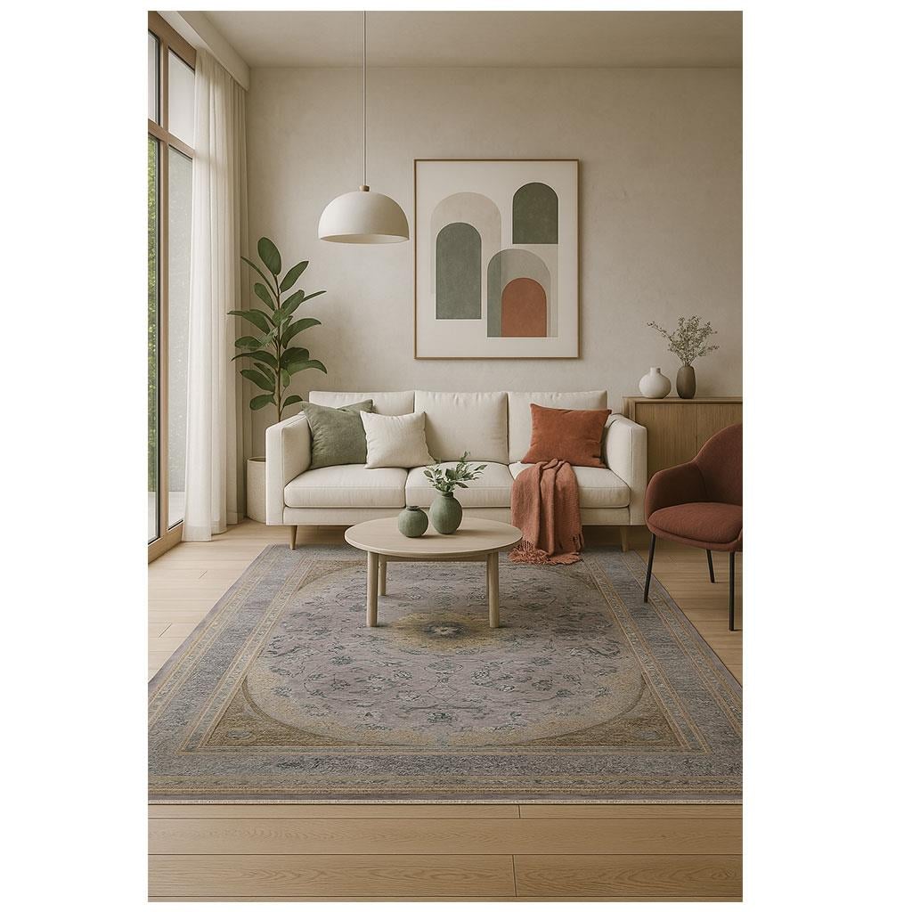 WOOLKNOT HALI CRAFT M642B GRİ KREM 