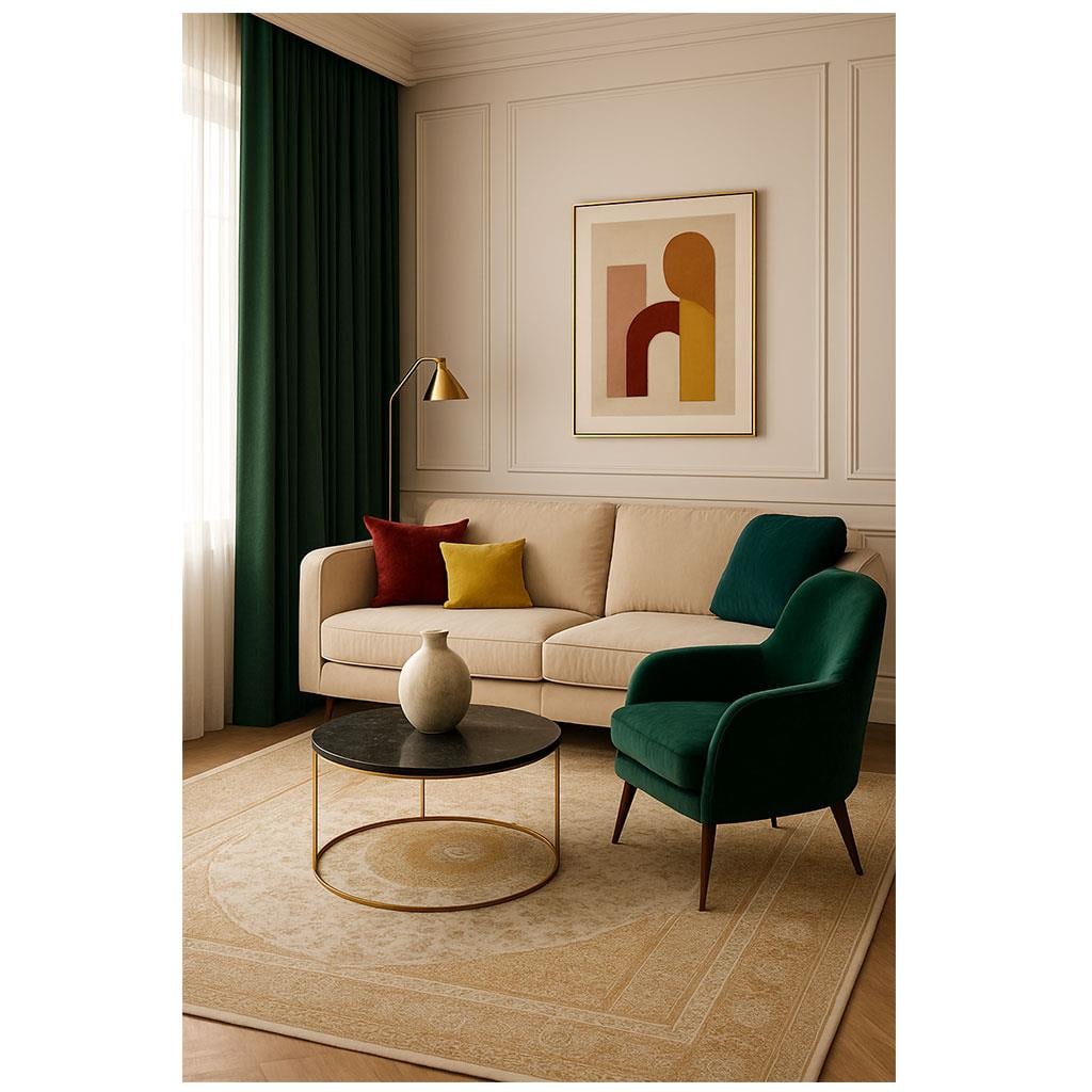 WOOLKNOT HALI CRAFT M642F KREM BEJ