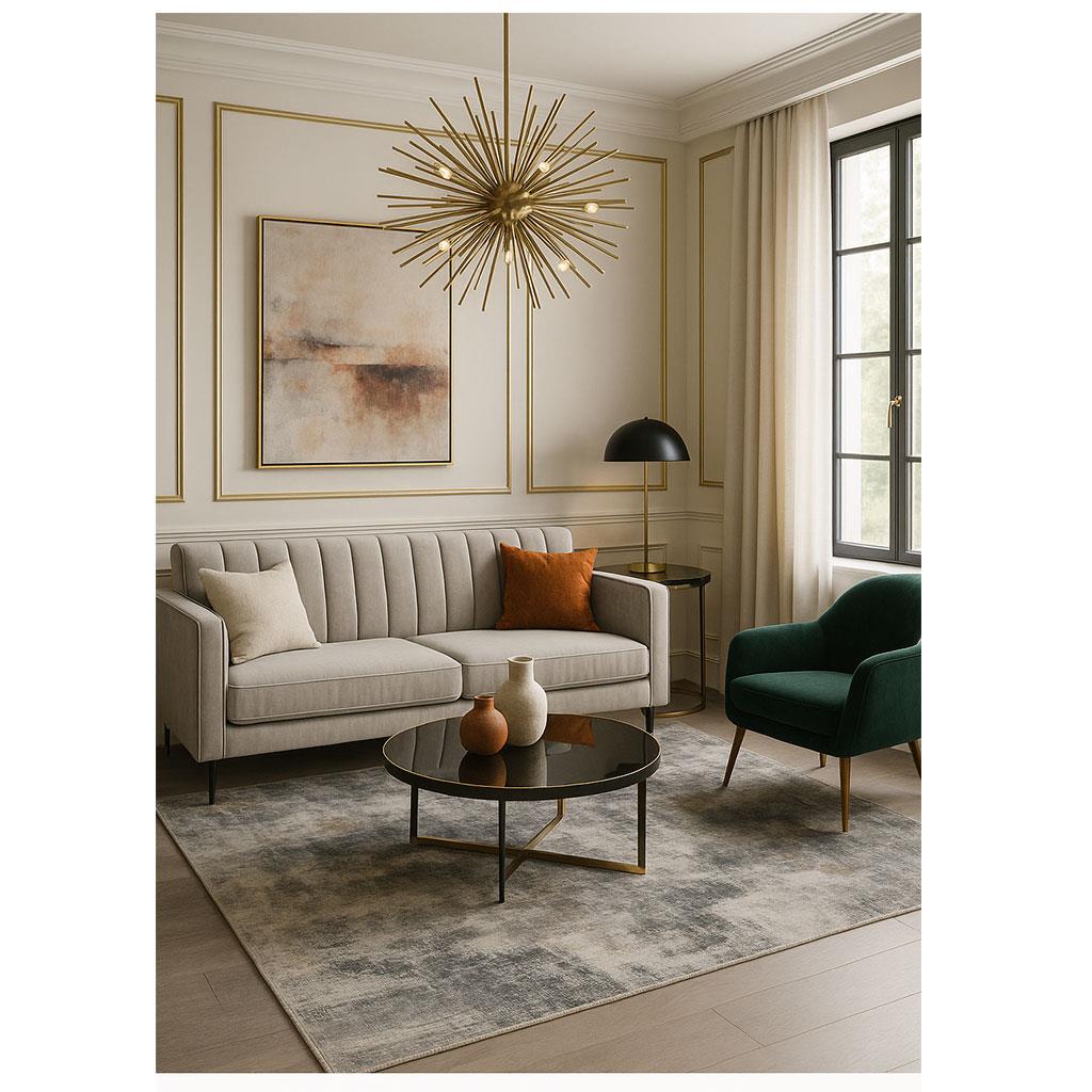 WOOLKNOT HALI CRAFT M660A KREM GRİ