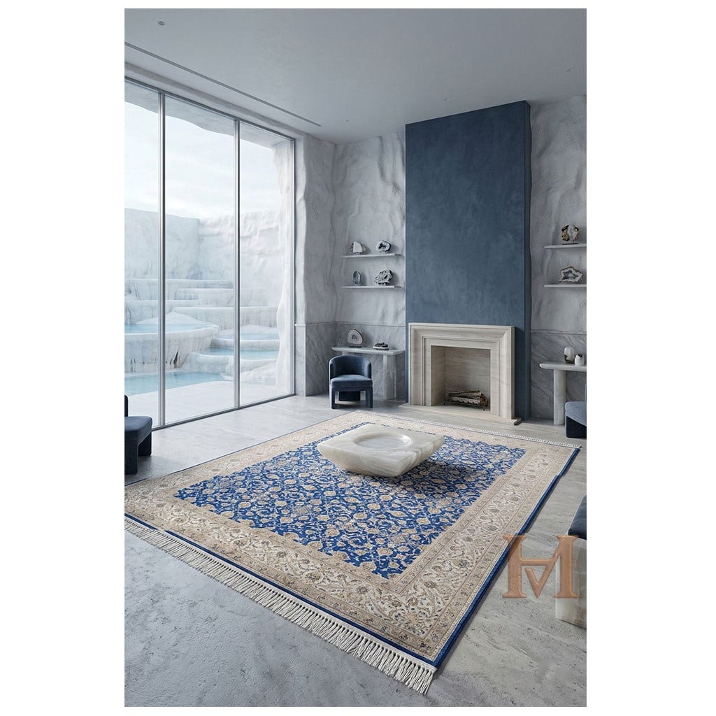 WOOLKNOT HALI ROYAL RYL03 LACİVERT