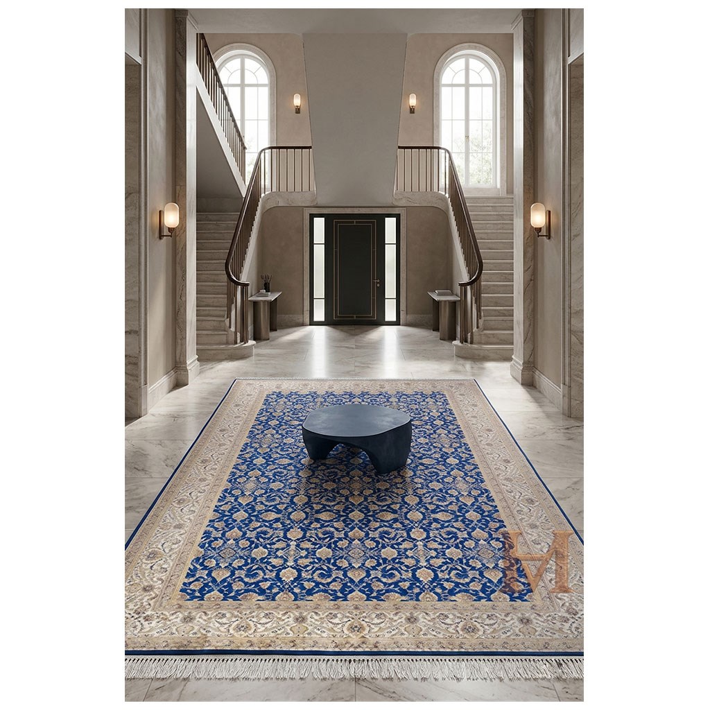 WOOLKNOT HALI ROYAL RYL03 LACİVERT