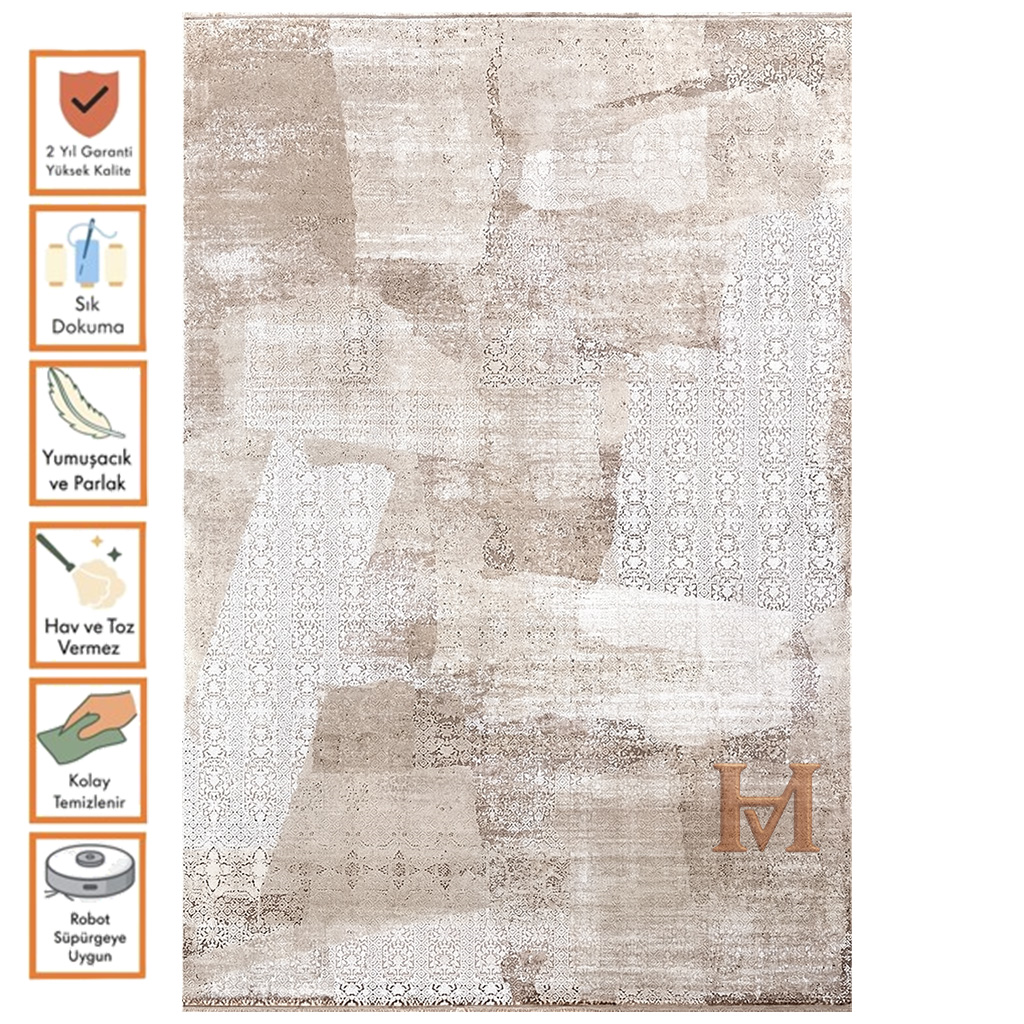 WOOLKNOT HALI CRAFT MD46F KREM BEJ