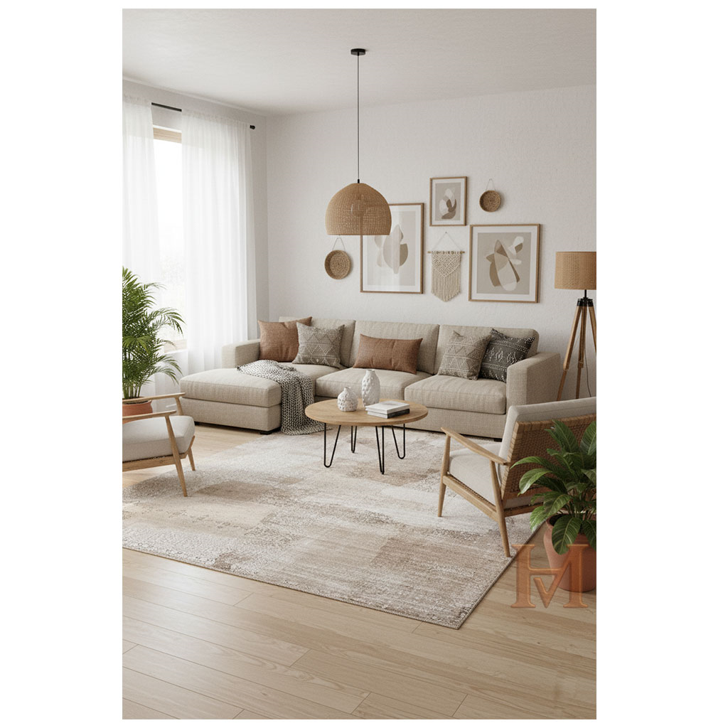 WOOLKNOT HALI CRAFT MD46F KREM BEJ