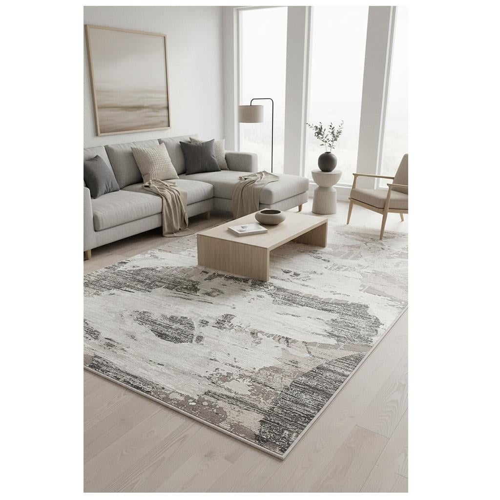 WOOLKNOT HALI CRAFT ME84A KREM ANTRASİT