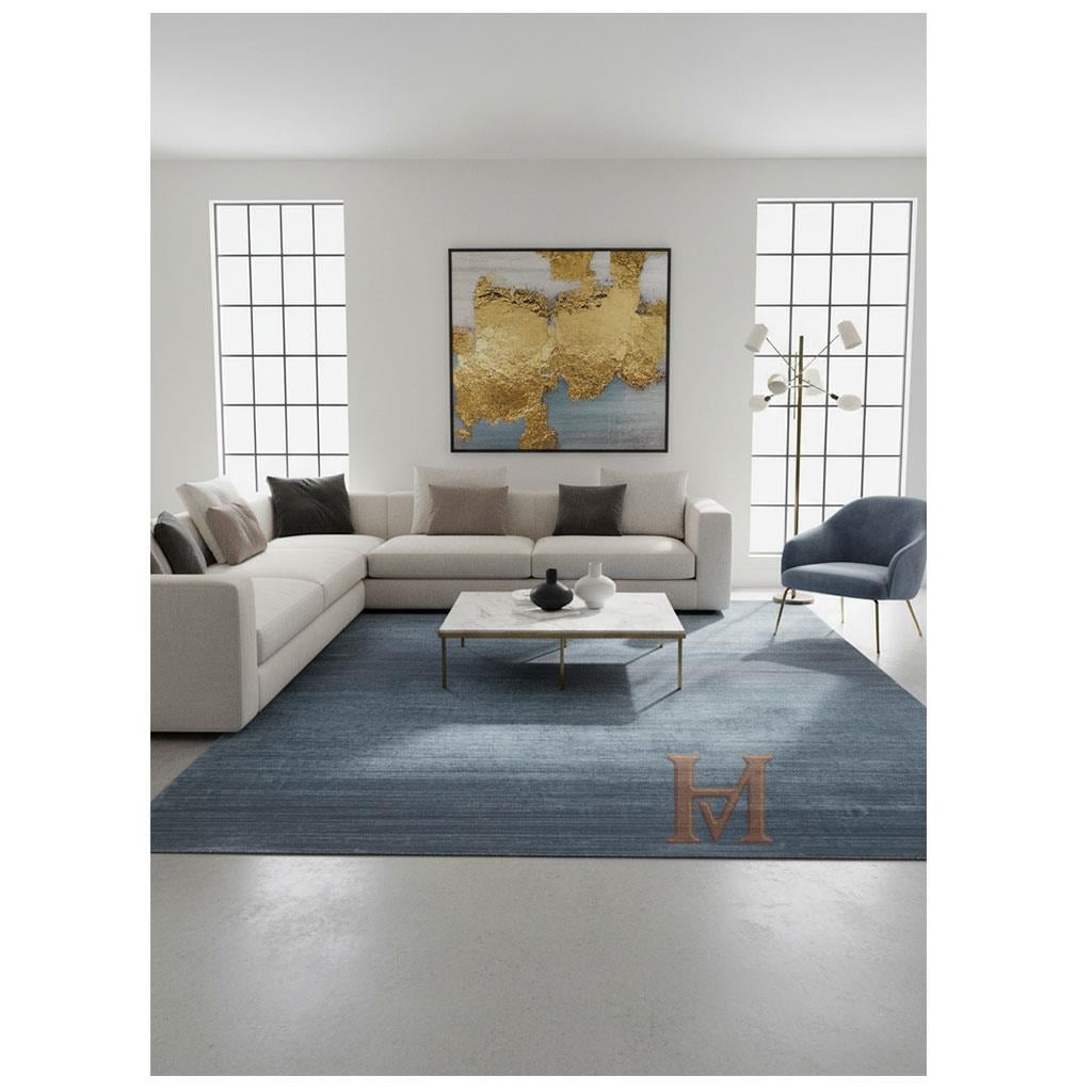 WOOLKNOT HALI FLAT M497M KREM MAVİ