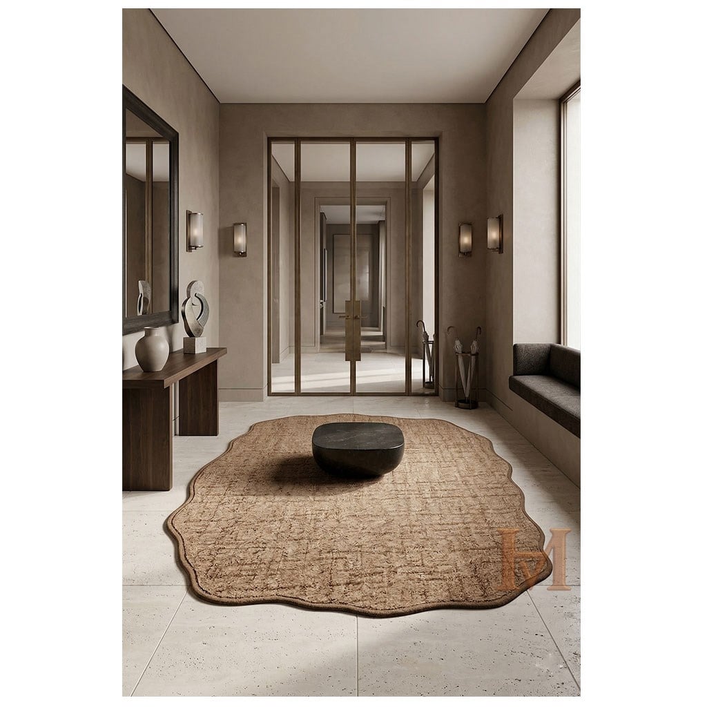 PERA LUSSO SİSAL LOOK LK003 KAHVE CANVAS1