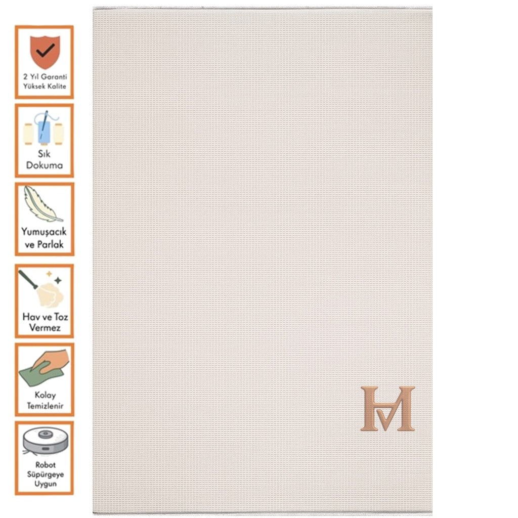 WOOLKNOT HALI FLAT FLT4003 GRİ KREM