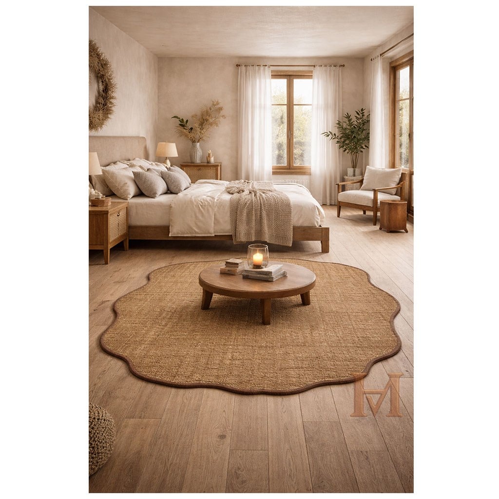 PERA LUSSO SİSAL LOOK LK003 KAHVE CANVAS1