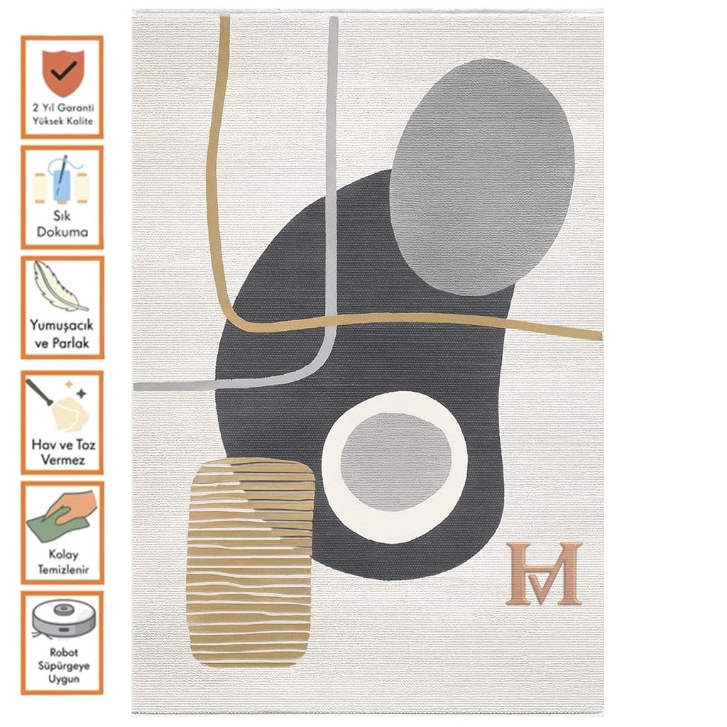 WOOLKNOT HALI FLAT FLT4001 KREM BEJ