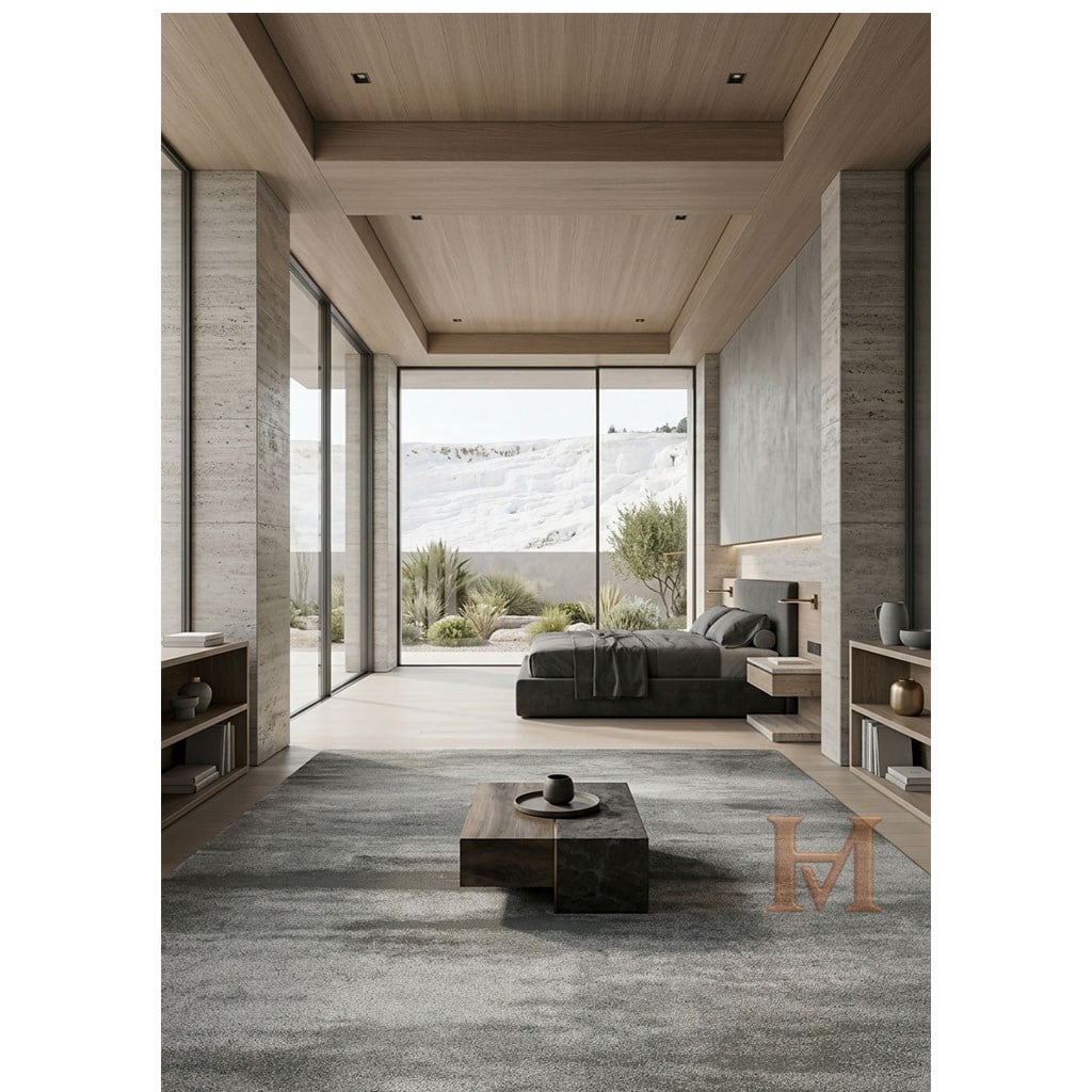 WOOLKNOT HALI FLAT FLT4004 GRİ ANTRASİT