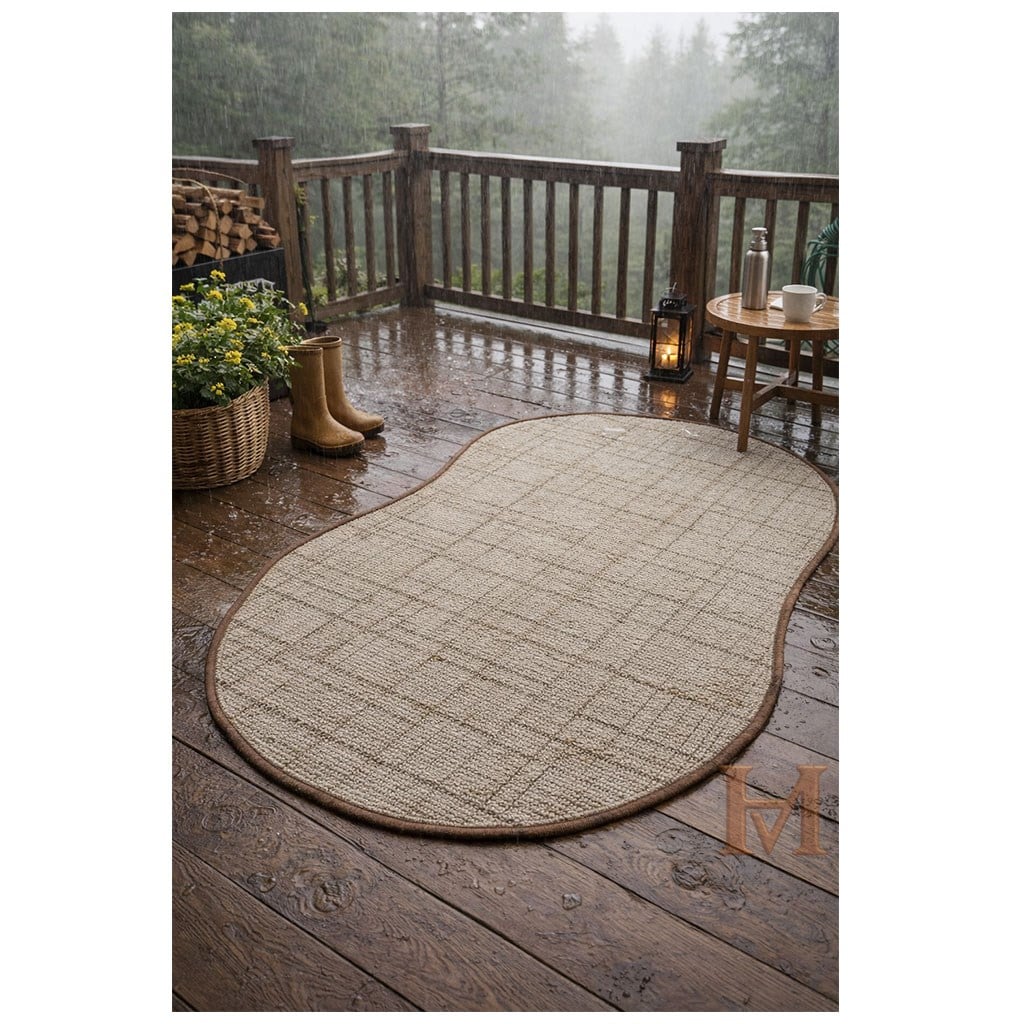 PERA LUSSO SİSAL LOOK LK001 KREM CANVAS3