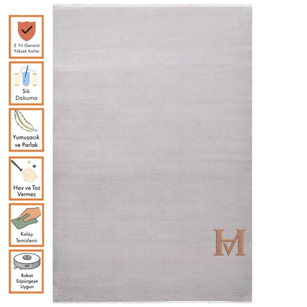 WOOLKNOT HALI FLAT FLT4002 GRİ