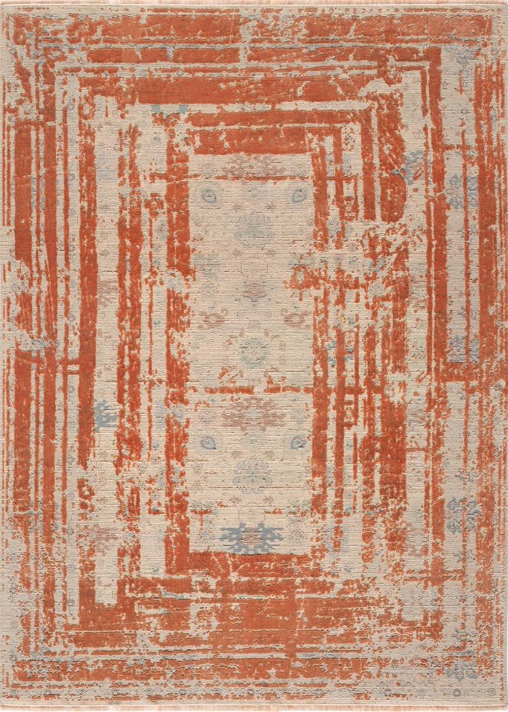 WOOLKNOT HALI HISTORIA 3021B ORANGE 113