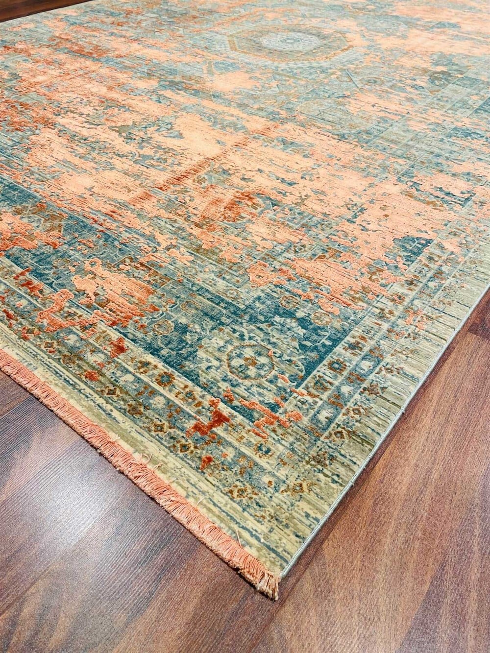 WOOLKNOT HALI HISTORIA 3025B ORANGE 113