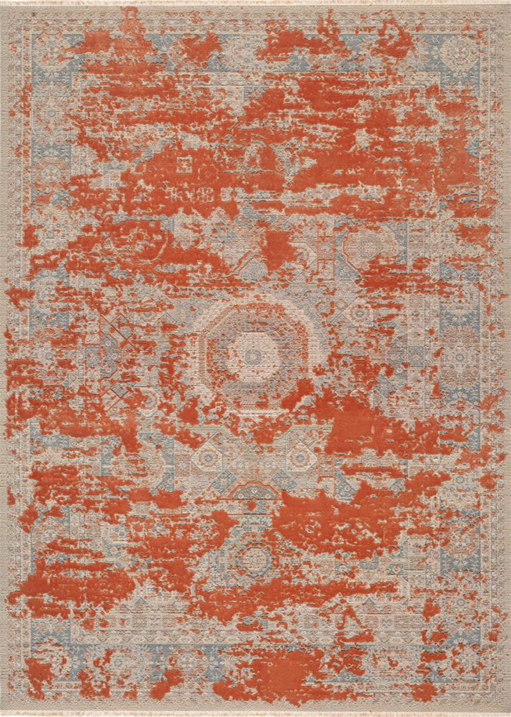 WOOLKNOT HALI HISTORIA 3025B ORANGE 113