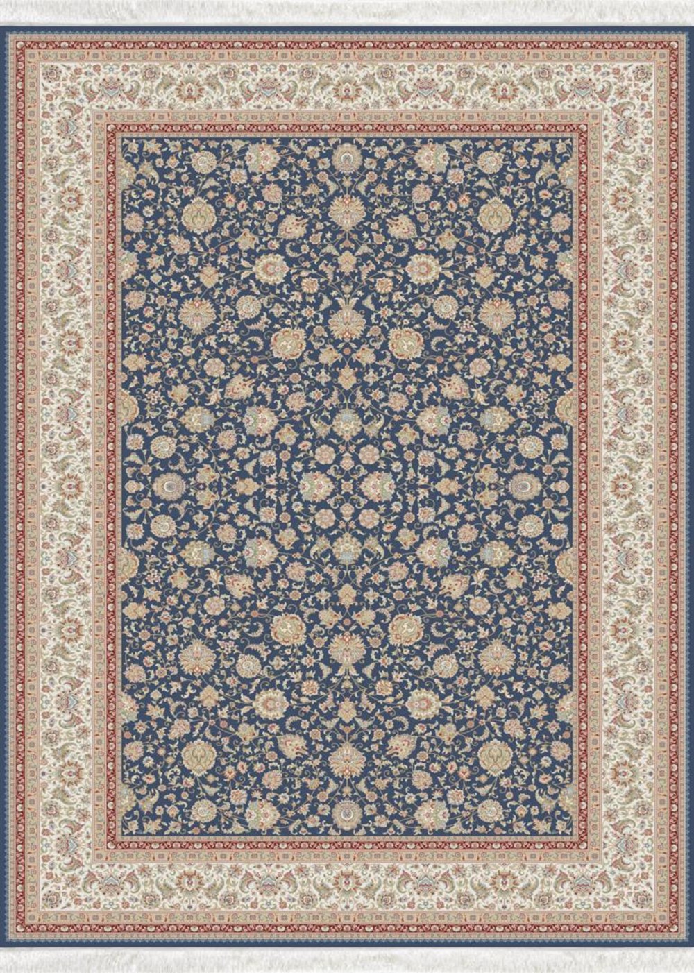 WOOLKNOT HALI İPEK 1139C LACİVERT KREMWoolknotWOOLKNOT HALI İPEK 1139C LACİVERT KREM