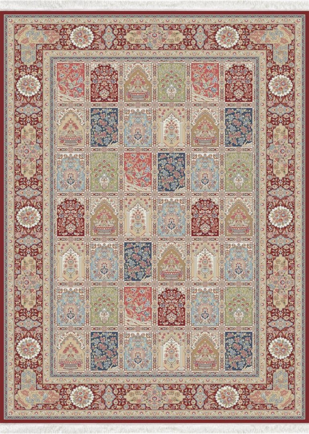 WOOLKNOT HALI İPEK 1149B BORDO PAFTALIWoolknotWOOLKNOT HALI İPEK 1149B BORDO PAFTALI