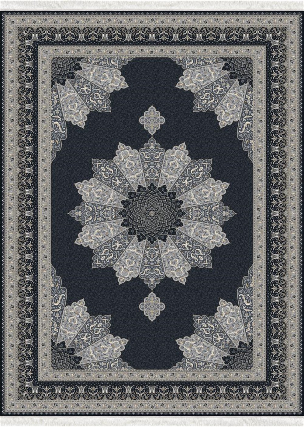 WOOLKNOT HALI İPEK 1160D SİYAH GRİWoolknotWOOLKNOT HALI İPEK 1160D SİYAH GRİ
