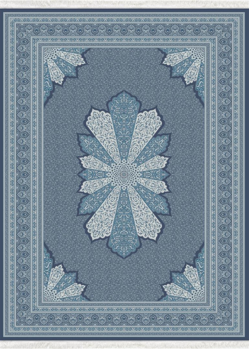 WOOLKNOT HALI İPEK 1166C LACİVERT KREMWoolknotWOOLKNOT HALI İPEK 1166C LACİVERT KREM