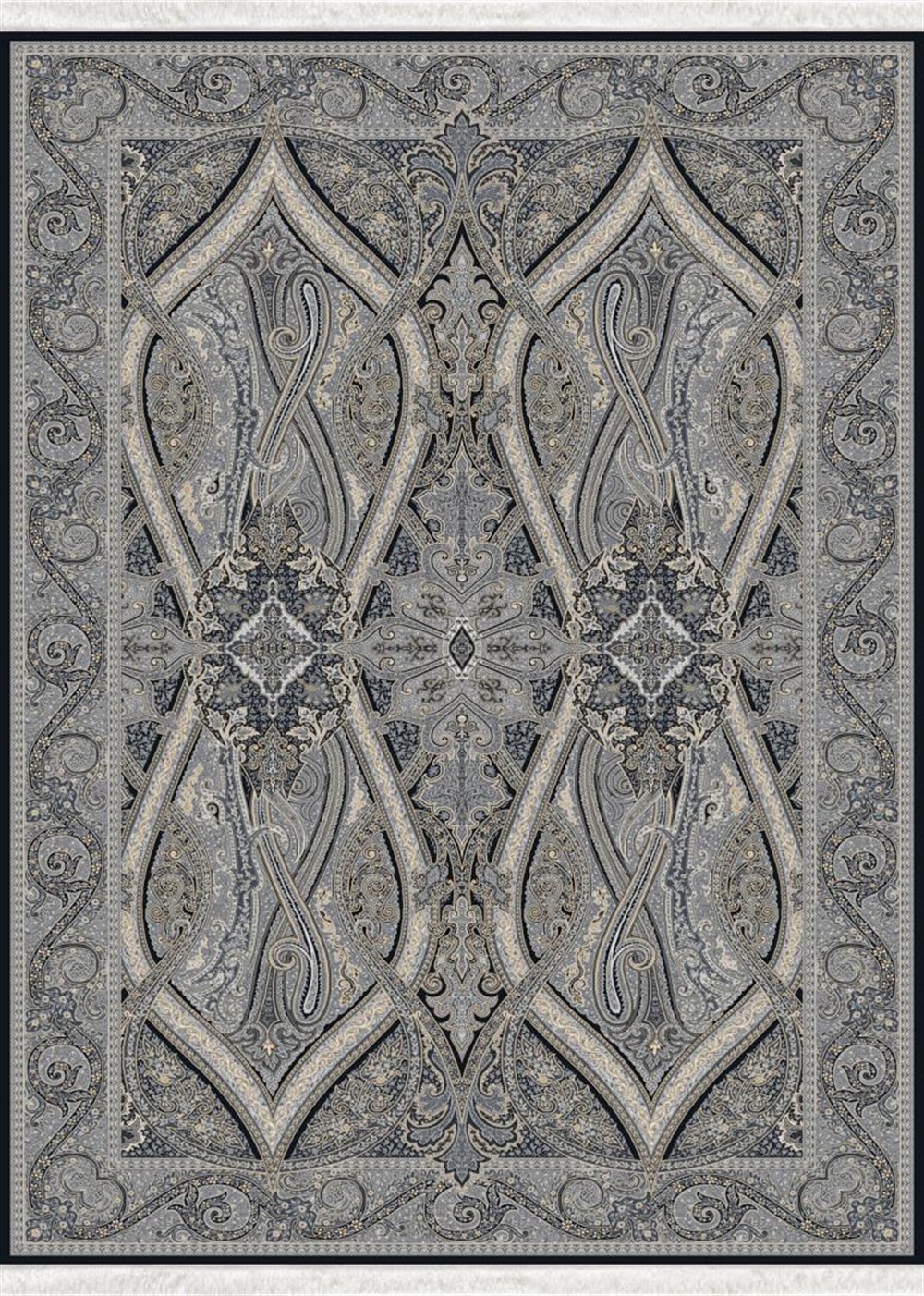 WOOLKNOT HALI İPEK 1170D SİYAH ANTRASİTWoolknotWOOLKNOT HALI İPEK 1170D SİYAH ANTRASİT