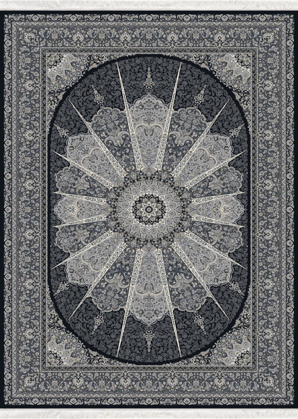 WOOLKNOT HALI İPEK 1239J SİYAH ANTRASİTWoolknotWOOLKNOT HALI İPEK 1239J SİYAH ANTRASİT