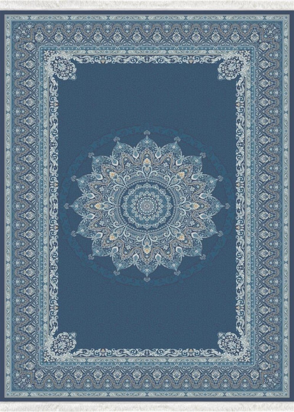 WOOLKNOT HALI İPEK 1247B LACİVERT MAVİWoolknotWOOLKNOT HALI İPEK 1247B LACİVERT MAVİ