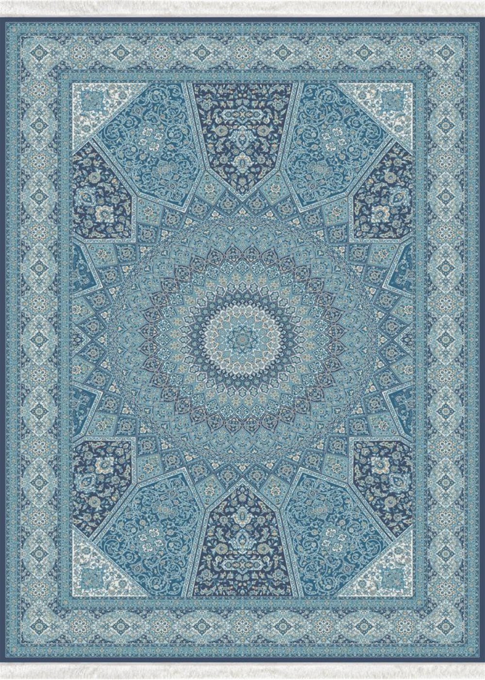 WOOLKNOT HALI İPEK 1248B LACİVERT MAVİWoolknotWOOLKNOT HALI İPEK 1248B LACİVERT MAVİ