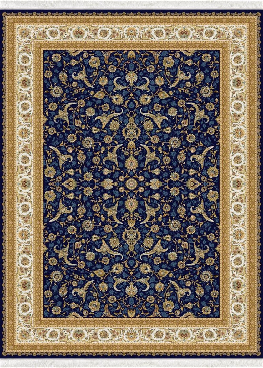 WOOLKNOT HALI ISFAHAN 2209L LACİVERT KREMWoolknotWOOLKNOT HALI ISFAHAN 2209L LACİVERT KREM