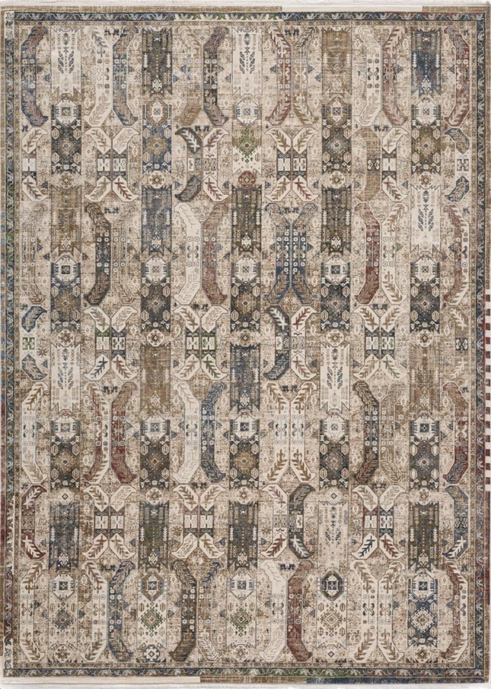 WOOLKNOT HALI KHURGEEN 2182A MULTİWoolknotWOOLKNOT HALI KHURGEEN 2182A MULTİ