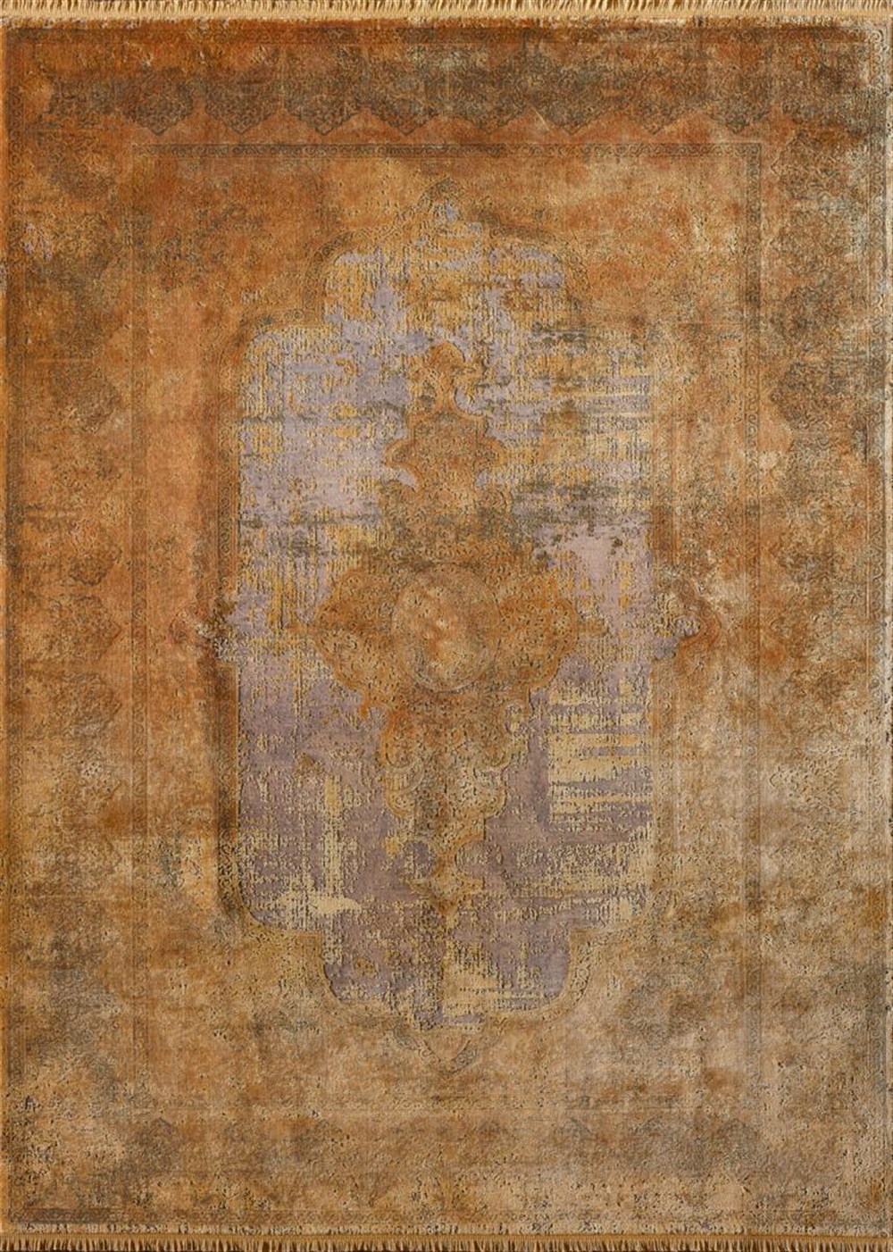 WOOLKNOT HALI OVERDYE M095Q COOPER 520 DAİREWoolknotWOOLKNOT HALI OVERDYE M095Q COOPER 520 DAİRE