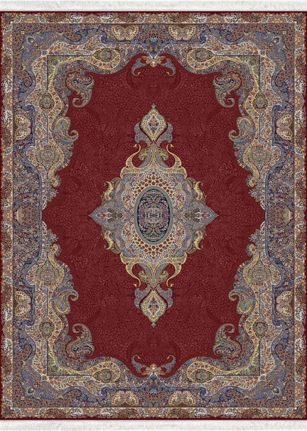 WOOLKNOT HALI QUM 2020 MAVİ BORDOWoolknotWOOLKNOT HALI QUM 2020 MAVİ BORDO