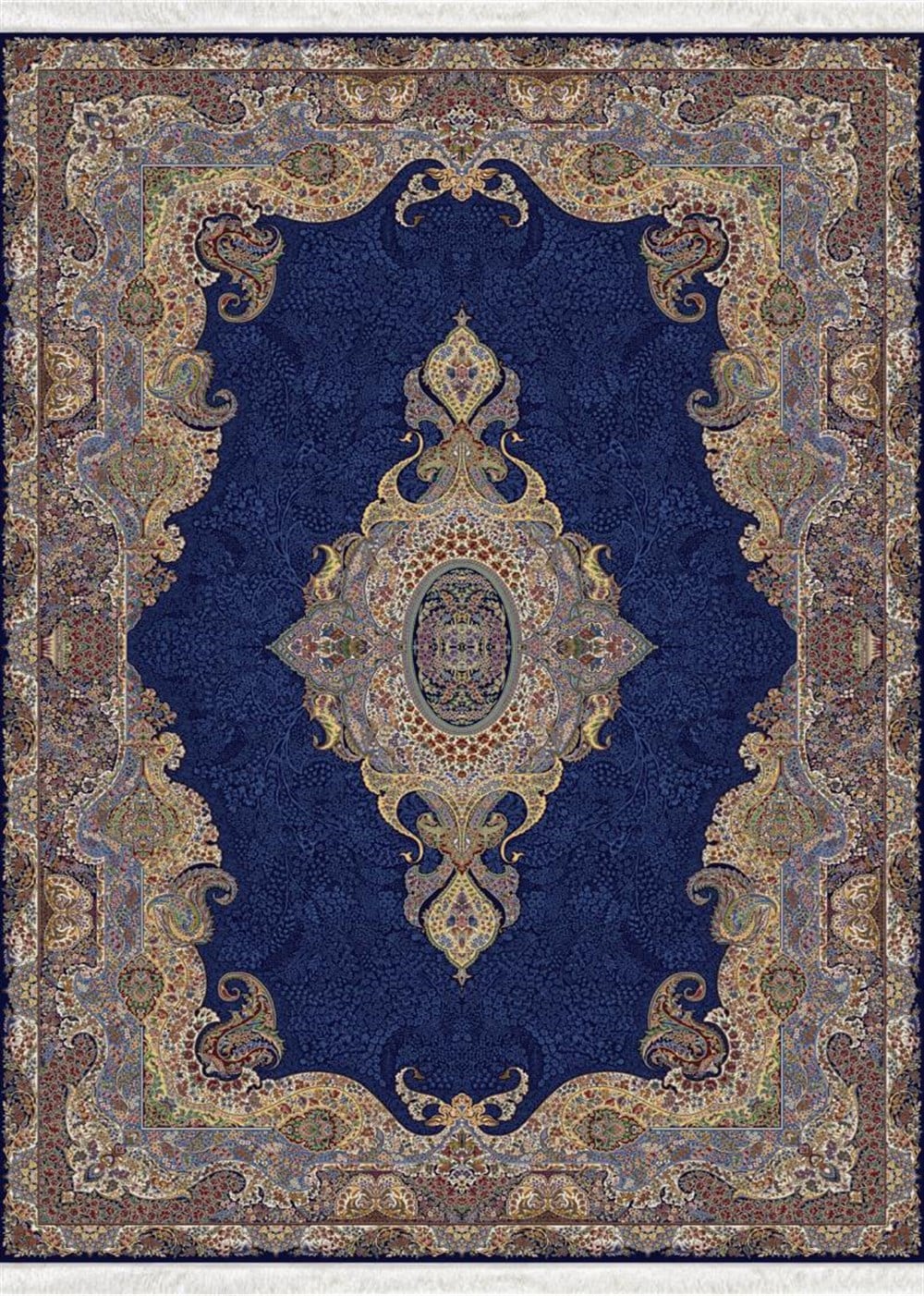 WOOLKNOT HALI QUM 2022 MAVİ LACİVERTWoolknotWOOLKNOT HALI QUM 2022 MAVİ LACİVERT