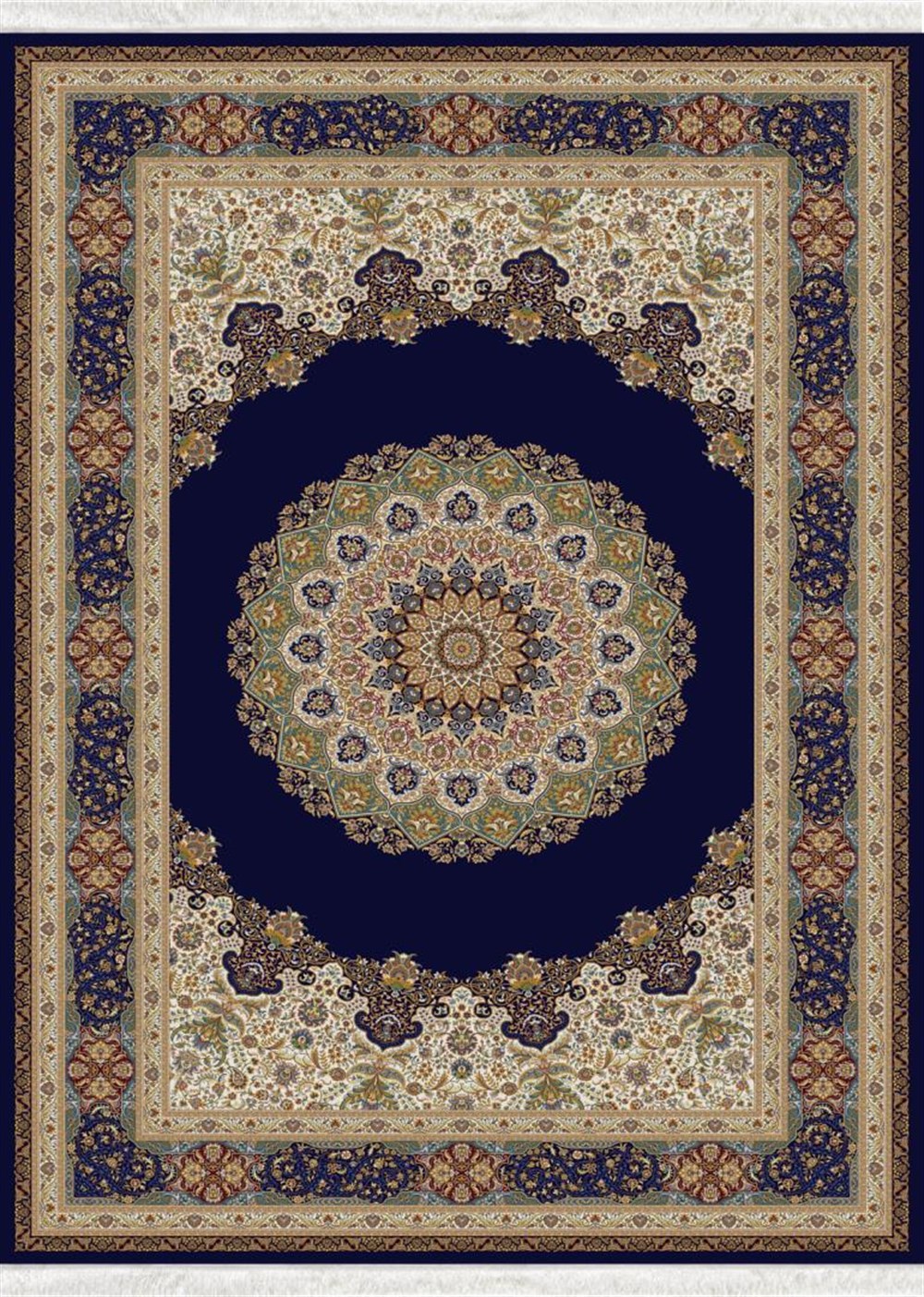 WOOLKNOT HALI QUM 2046 LACİVERTWoolknotWOOLKNOT HALI QUM 2046 LACİVERT