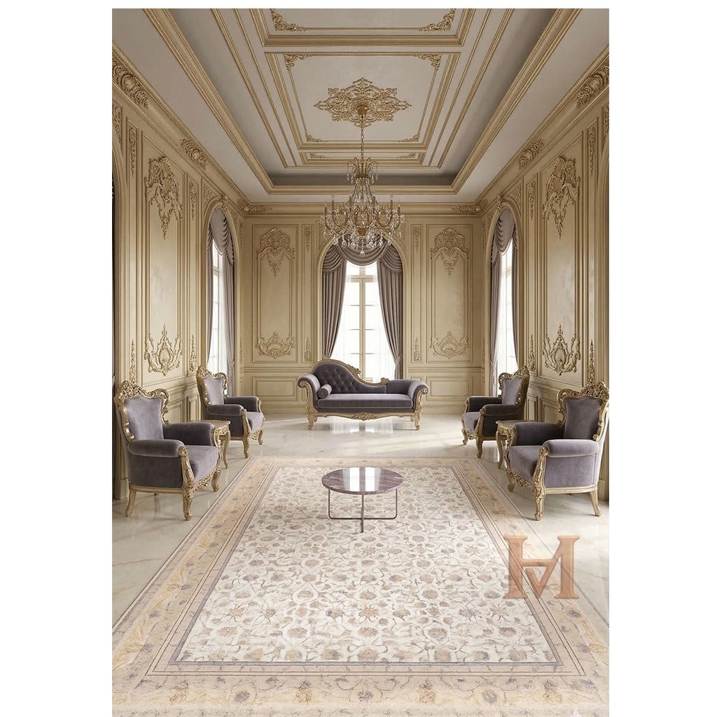 WOOLKNOT HALI ROYAL RYL05 KREM BEJ