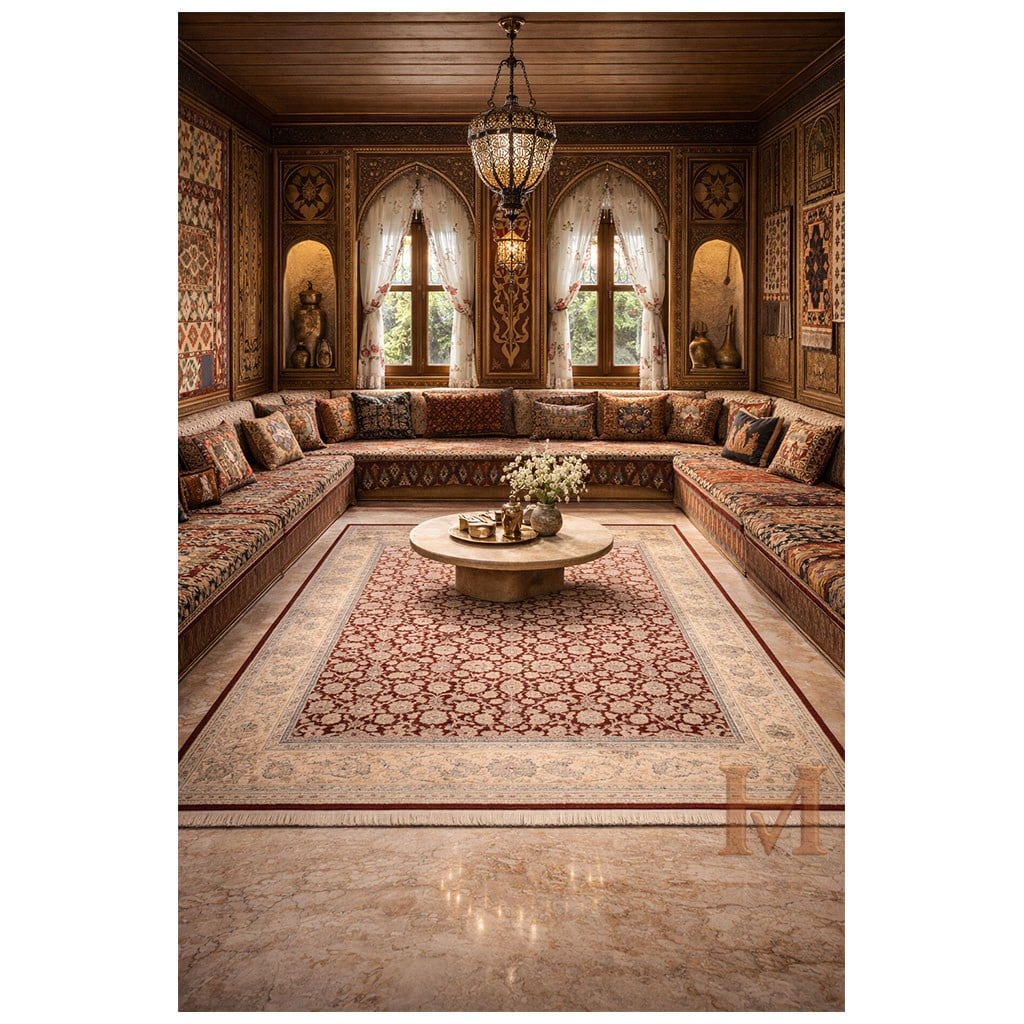 WOOLKNOT HALI ROYAL RYL07 KIRMIZI